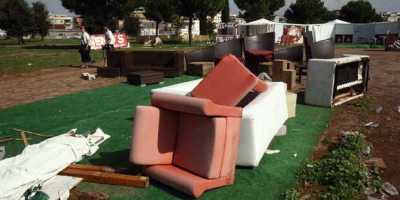 Parco di Centocelle nel degrado